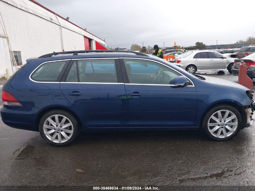 2014 Volkswagen Jetta Sportwagen 2.0L Tdi VIN: 3VWPL7AJ3EM606187 Lot: 38469834