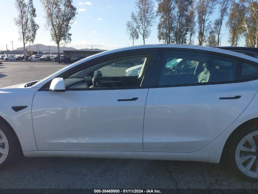 2021 Tesla Model 3 Standard Range Plus Rear-Wheel Drive VIN: 5YJ3E1EAXMF982696 Lot: 38469900