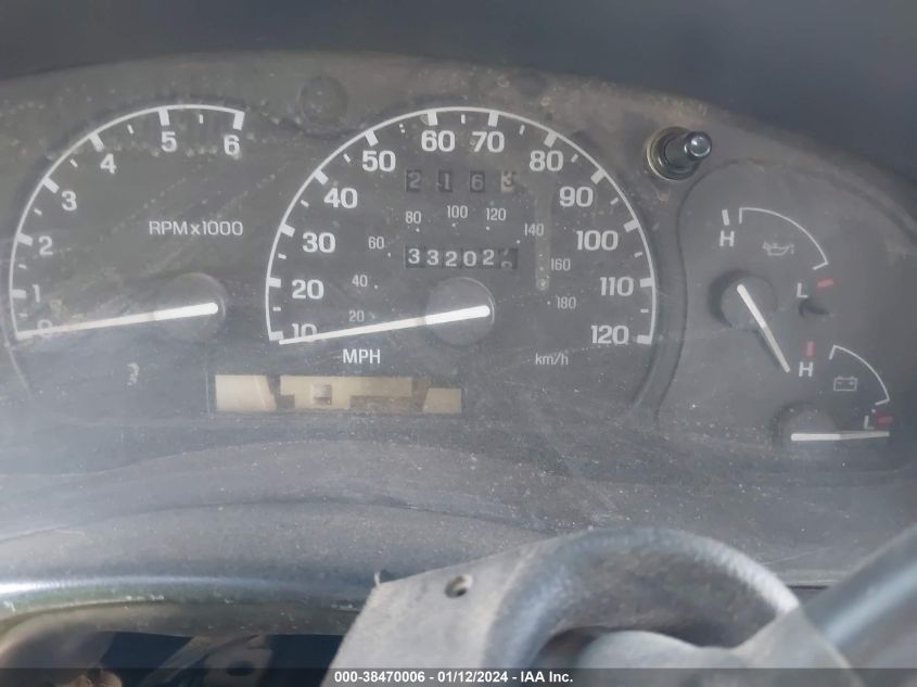 1997 Ford Ranger Splash/Xlt VIN: 1FTCR14X2VTA06050 Lot: 39915910