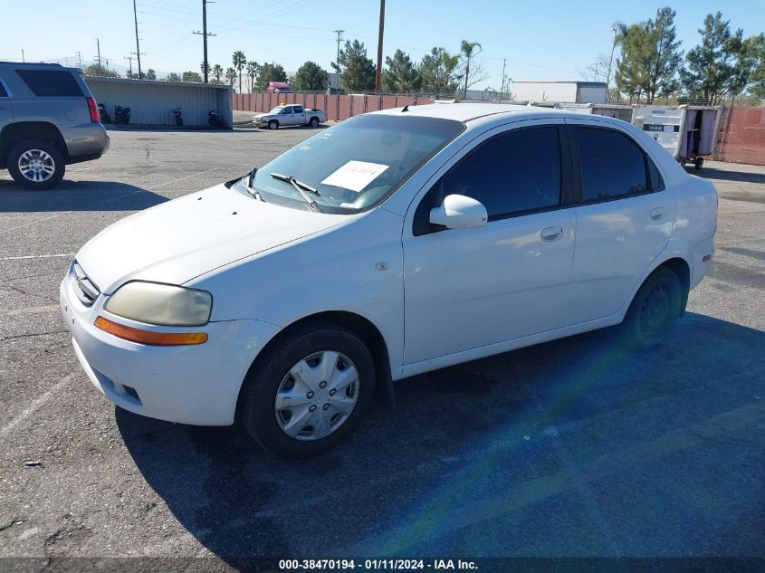 KL1TD566X6B521709 2006 Chevrolet Aveo Ls