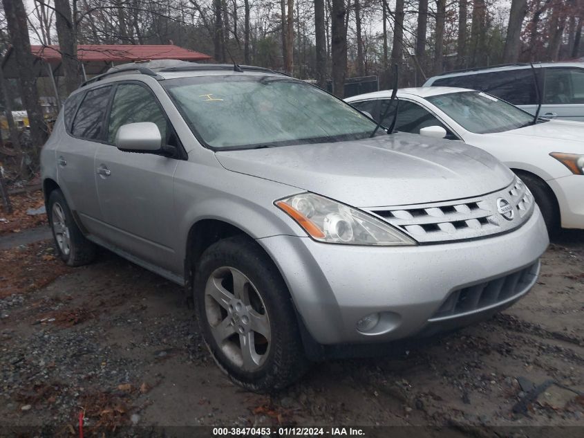 JN8AZ08T33W118171 2003 Nissan Murano Sl