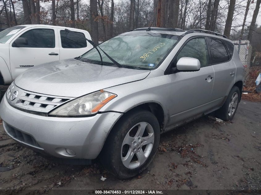 JN8AZ08T33W118171 2003 Nissan Murano Sl