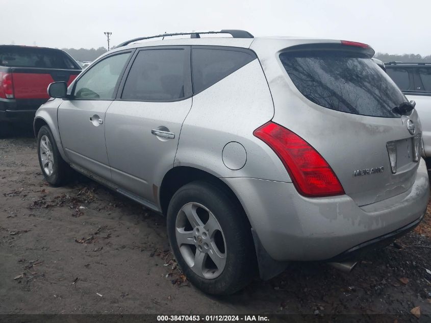 JN8AZ08T33W118171 2003 Nissan Murano Sl