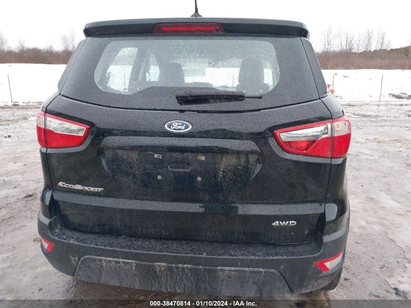 2022 Ford Ecosport S VIN: MAJ6S3FL7NC475728 Lot: 38470814