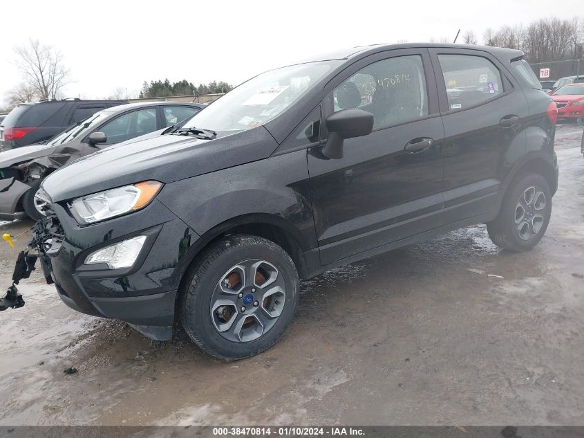 2022 Ford Ecosport S VIN: MAJ6S3FL7NC475728 Lot: 38470814