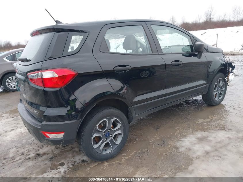 2022 Ford Ecosport S VIN: MAJ6S3FL7NC475728 Lot: 38470814