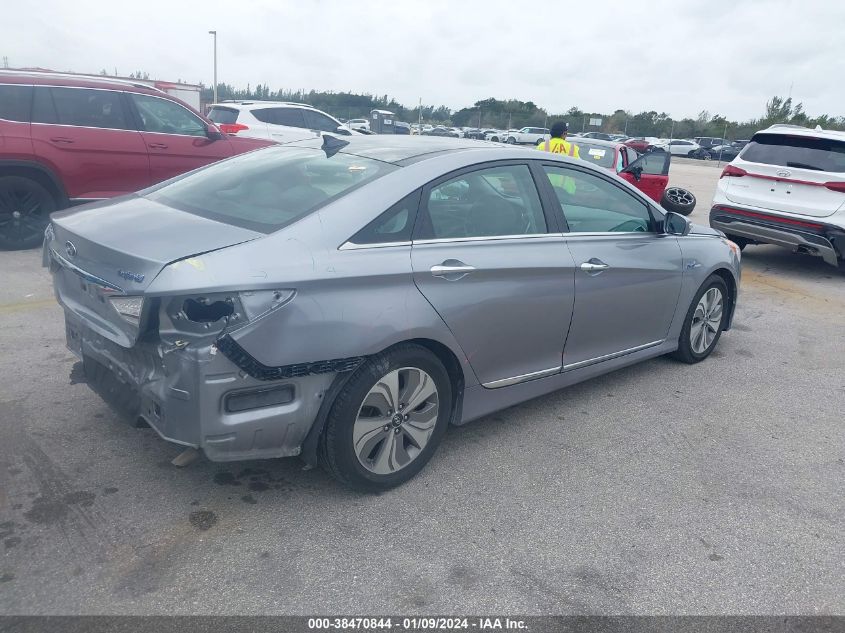 2014 Hyundai Sonata Hybrid Limited VIN: KMHEC4A42EA115895 Lot: 38470844