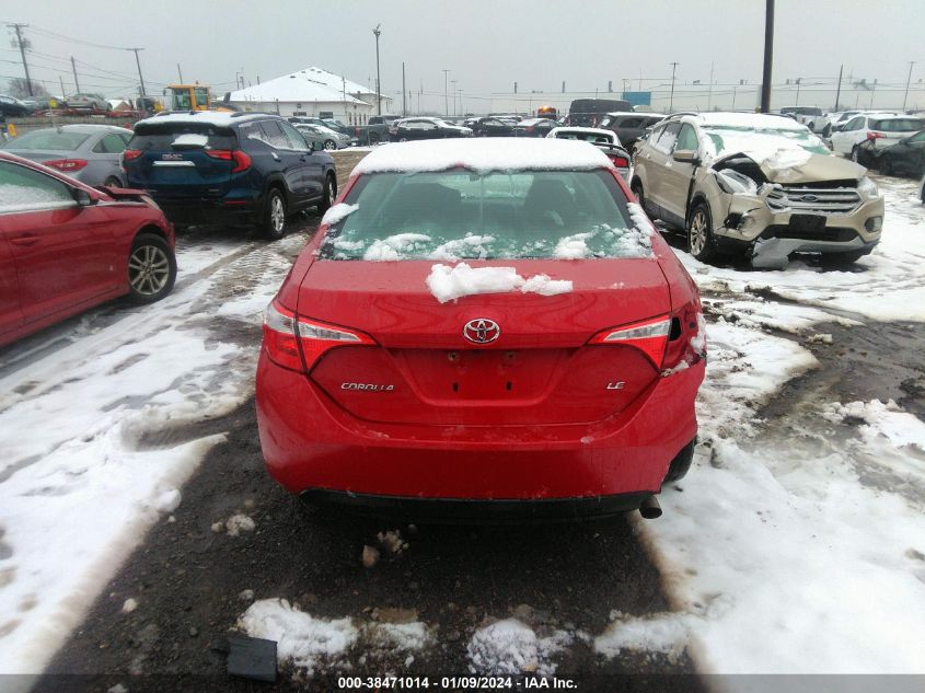 2T1BURHE9GC607421 2016 Toyota Corolla Le