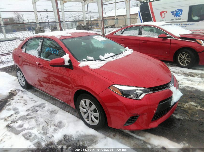 2016 Toyota Corolla Le VIN: 2T1BURHE9GC607421 Lot: 38471014