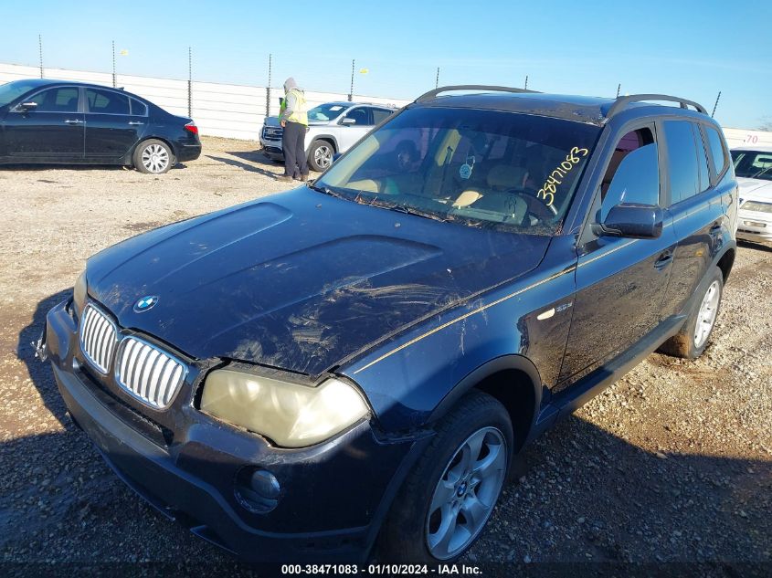 2007 BMW X3 3.0Si VIN: WBXPC93427WF18259 Lot: 38471083