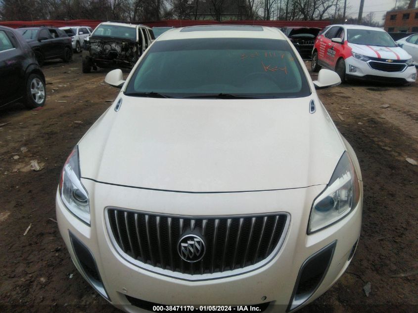 2012 Buick Regal Gs VIN: 2G4GV5GVXC9215700 Lot: 38471170