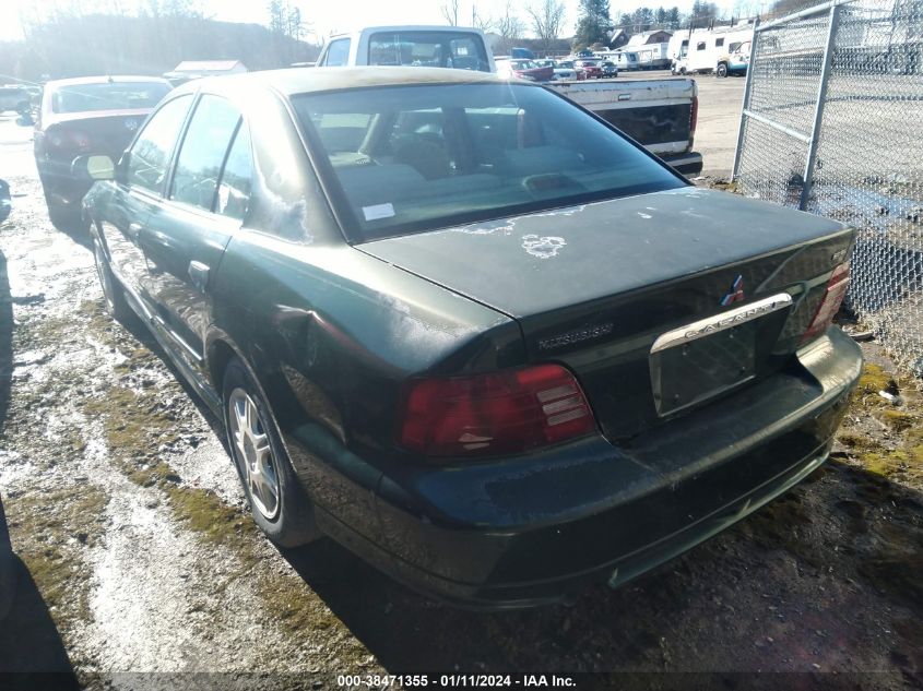 2001 Mitsubishi Galant Es VIN: 4A3AA46G71E161265 Lot: 38471355