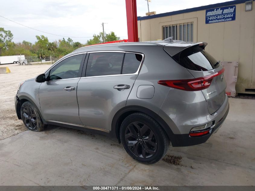 2021 Kia Sportage S VIN: KNDP63AC5M7847133 Lot: 38471371