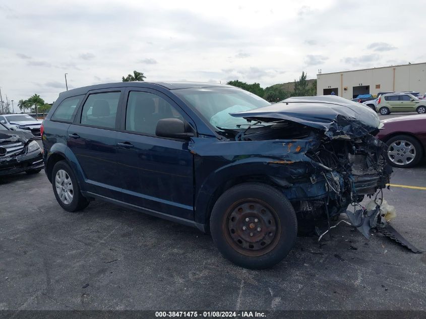 2013 Dodge Journey Se VIN: 3C4PDCAB7DT728248 Lot: 38471475