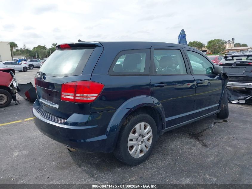 2013 Dodge Journey Se VIN: 3C4PDCAB7DT728248 Lot: 38471475