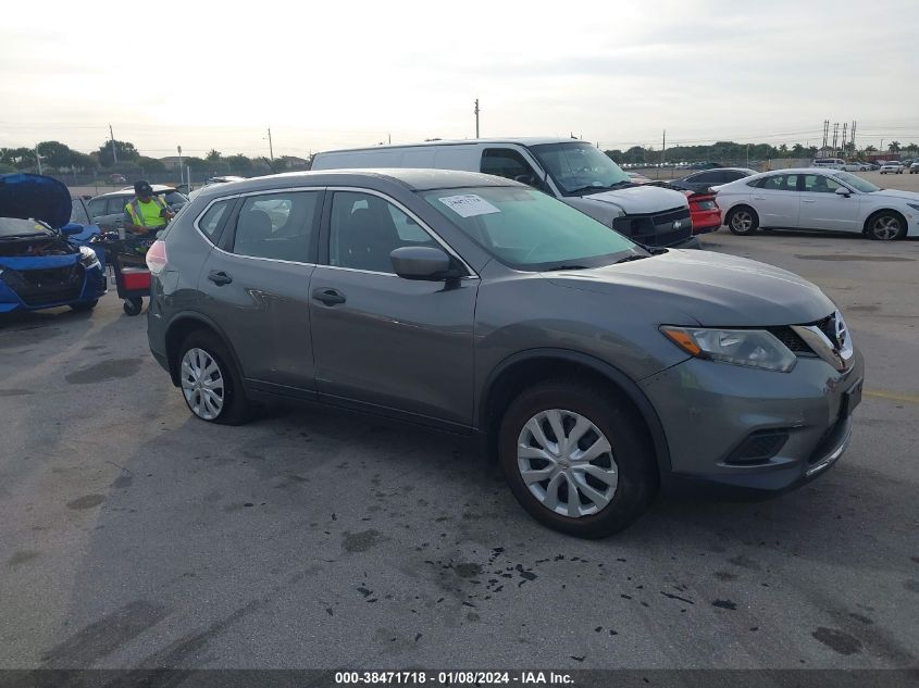 2016 Nissan Rogue S VIN: JN8AT2MT4GW001806 Lot: 38471718