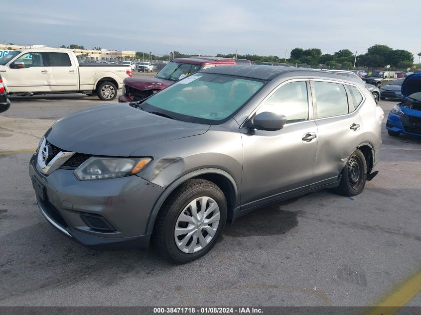 2016 Nissan Rogue S VIN: JN8AT2MT4GW001806 Lot: 38471718