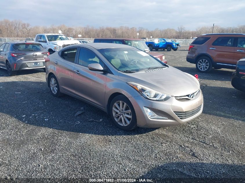 2014 Hyundai Elantra Se VIN: 5NPDH4AE9EH545510 Lot: 38471882