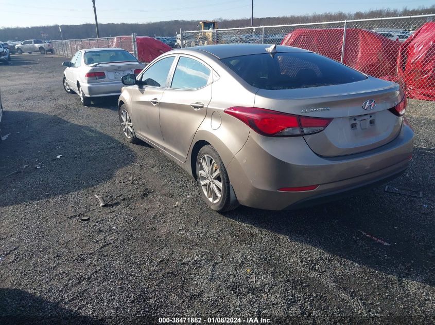 2014 Hyundai Elantra Se VIN: 5NPDH4AE9EH545510 Lot: 38471882