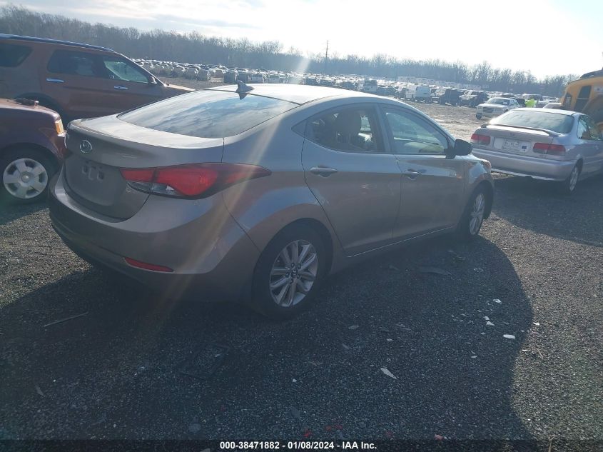 2014 Hyundai Elantra Se VIN: 5NPDH4AE9EH545510 Lot: 38471882