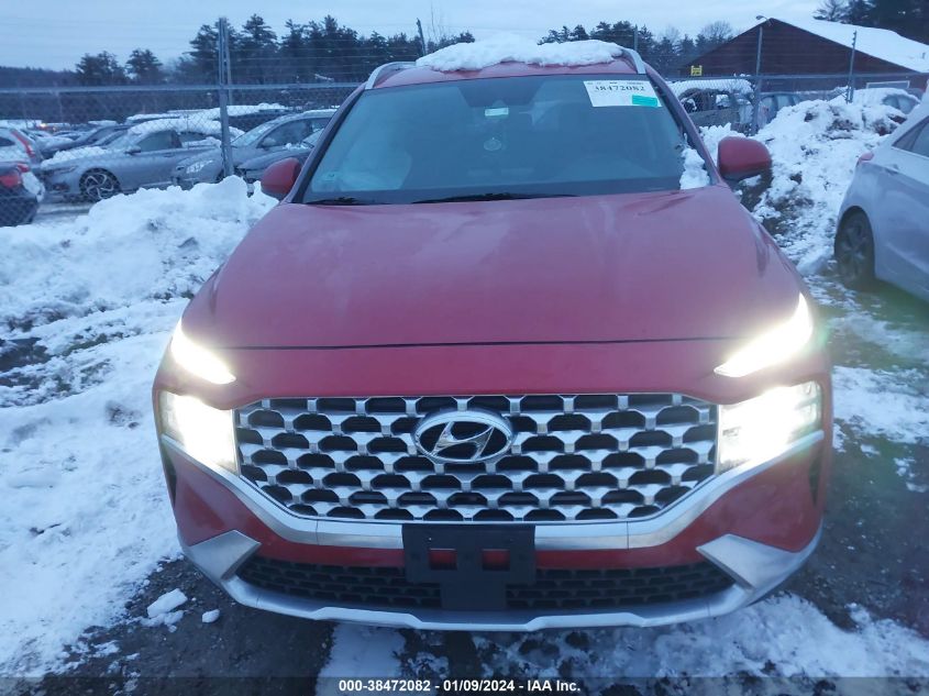 2022 Hyundai Santa Fe Sel VIN: 5NMS2DAJ5NH396371 Lot: 38472082