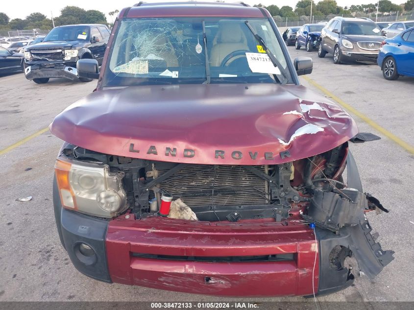 2006 Land Rover Lr3 V8 Se VIN: SALAD25446A360111 Lot: 38472133