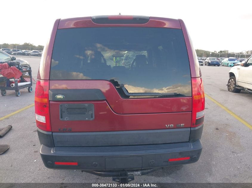 2006 Land Rover Lr3 V8 Se VIN: SALAD25446A360111 Lot: 38472133