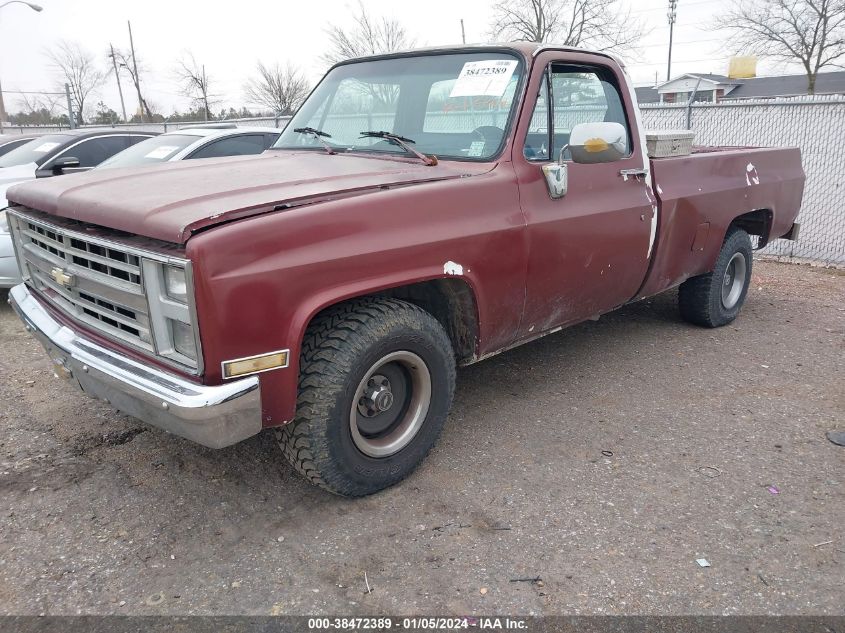 1987 Chevrolet R10 VIN: 1GCDR14H8HS103308 Lot: 38472389