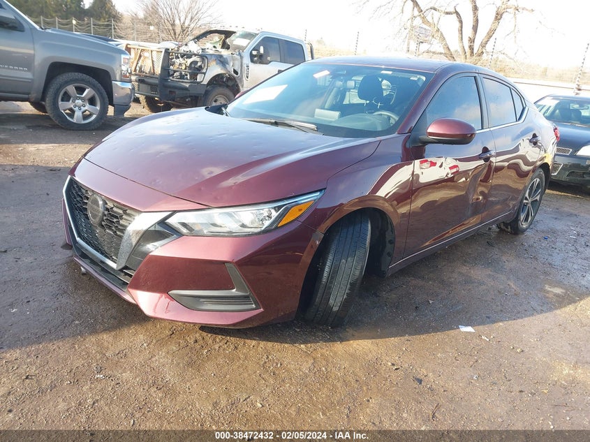 VIN 3N1AB8CV9PY243300 2023 NISSAN SENTRA SV XTRONIC CVT