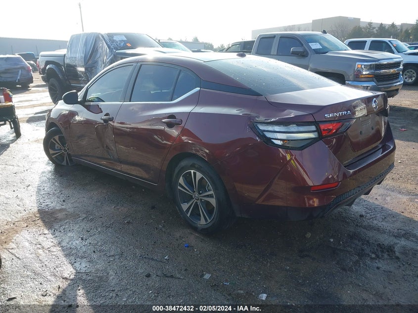 VIN 3N1AB8CV9PY243300 2023 NISSAN SENTRA SV XTRONIC CVT