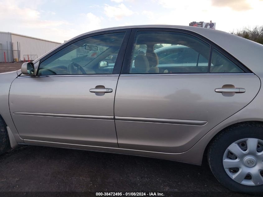 2003 Toyota Camry Le VIN: JTDBE32K130234324 Lot: 38472495