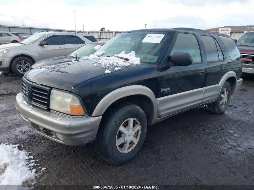 1GHDT13WX12151460 2001 Oldsmobile Bravada