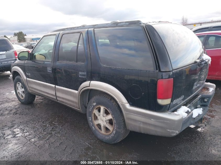 1GHDT13WX12151460 2001 Oldsmobile Bravada