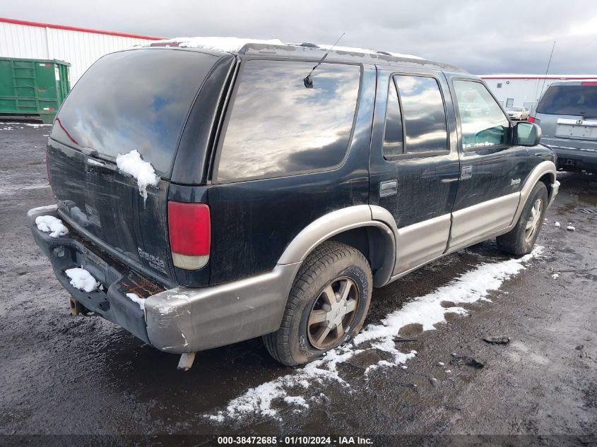 1GHDT13WX12151460 2001 Oldsmobile Bravada