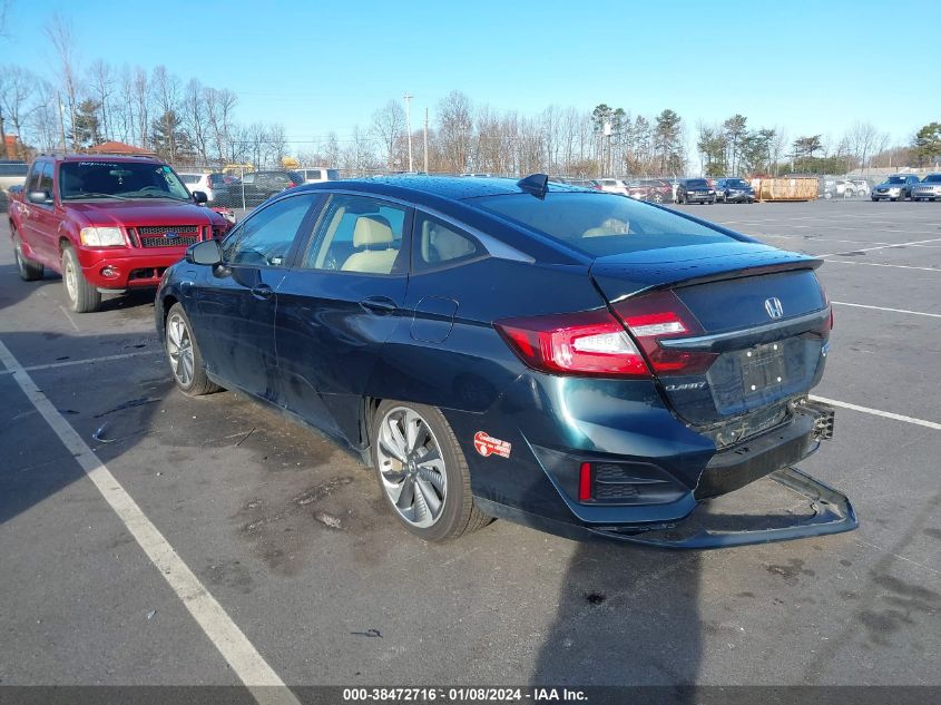 JHMZC5F3XJC015214 2018 Honda Clarity Plug-In Hybrid Touring