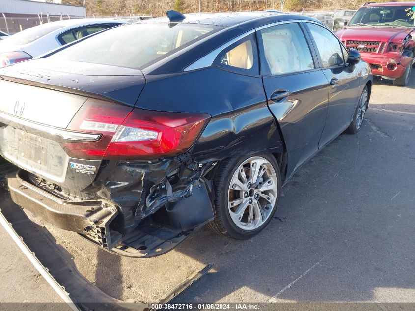 JHMZC5F3XJC015214 2018 Honda Clarity Plug-In Hybrid Touring