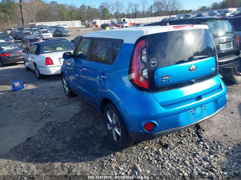 2017 Kia Soul Ev + VIN: KNDJX3AE4H7019942 Lot: 38472910