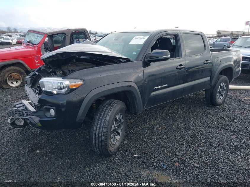 2022 Toyota Tacoma Trd Off Road VIN: 3TMCZ5AN0NM487165 Lot: 38473450