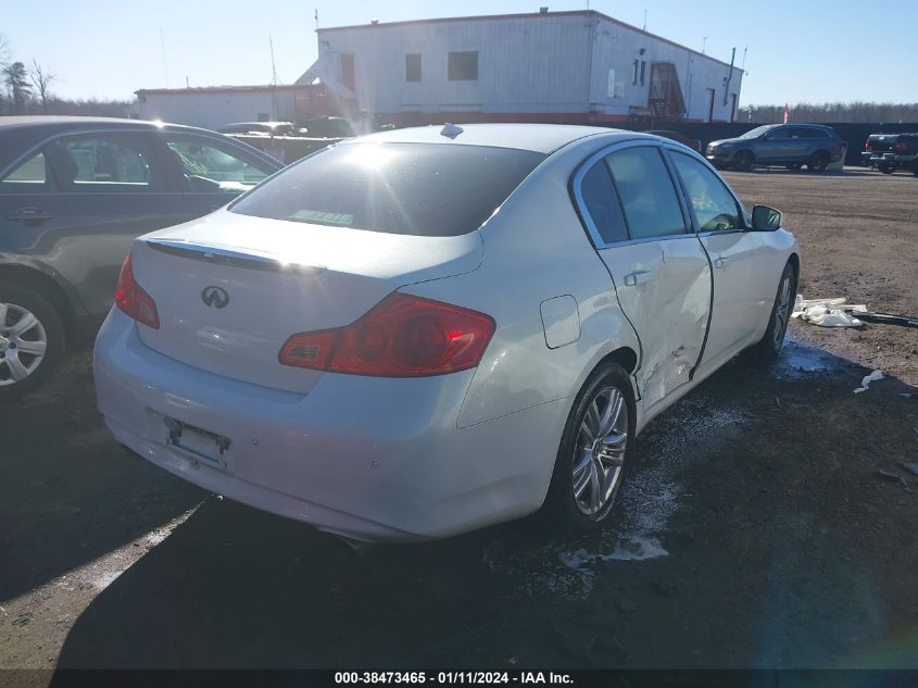 2013 Infiniti G37X VIN: JN1CV6AR4DM750968 Lot: 38473465