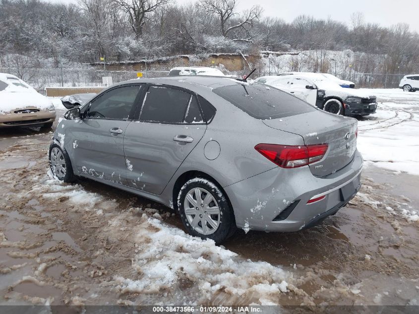 2021 Kia Rio S VIN: 3KPA24AD8ME427334 Lot: 38473566