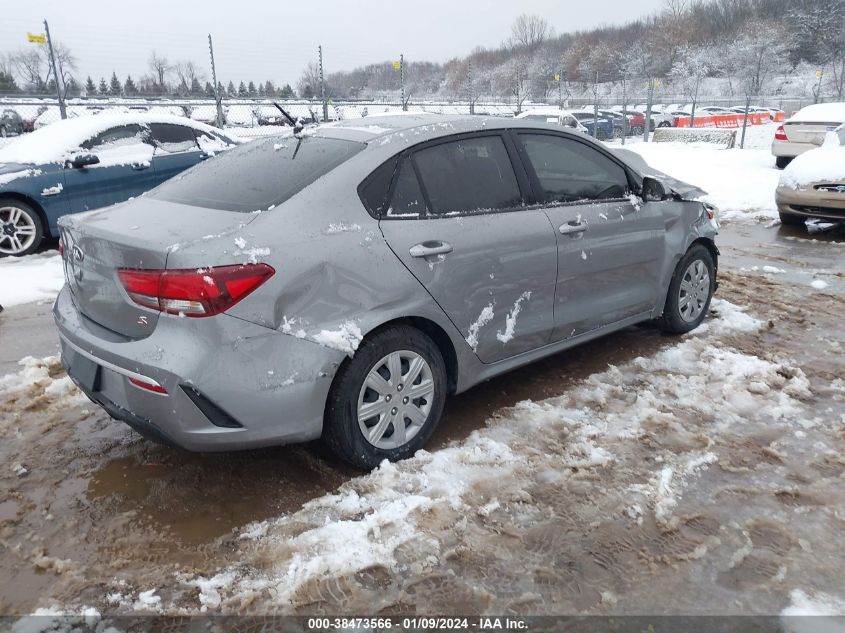 2021 Kia Rio S VIN: 3KPA24AD8ME427334 Lot: 38473566