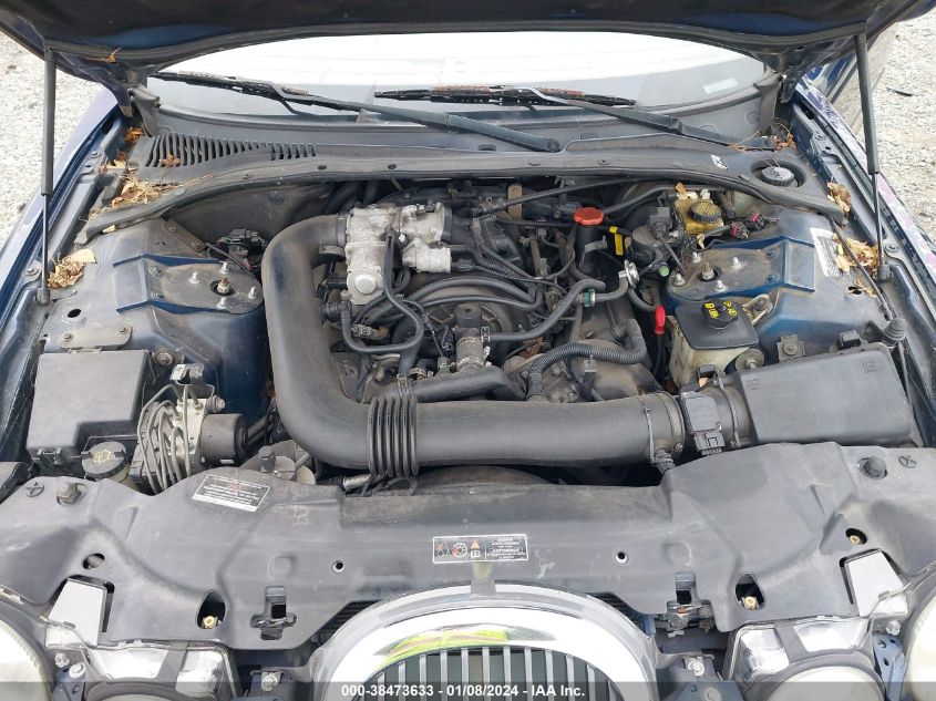 2000 Jaguar S-Type 4.0L V8 VIN: SAJDA01DXYGL75897 Lot: 38473633