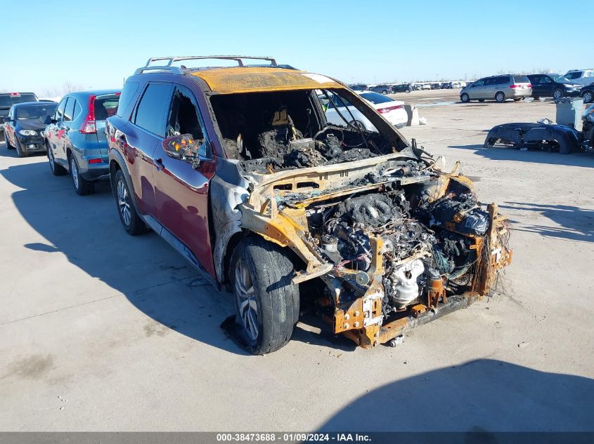 2022 Nissan Pathfinder Sl 2Wd VIN: 5N1DR3CAXNC237142 Lot: 38473688