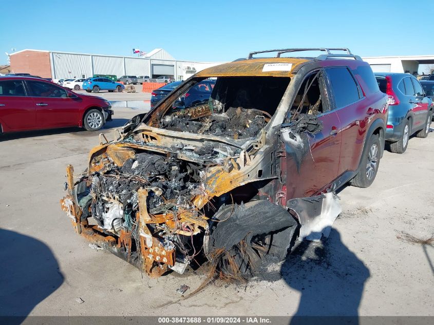 2022 Nissan Pathfinder Sl 2Wd VIN: 5N1DR3CAXNC237142 Lot: 38473688