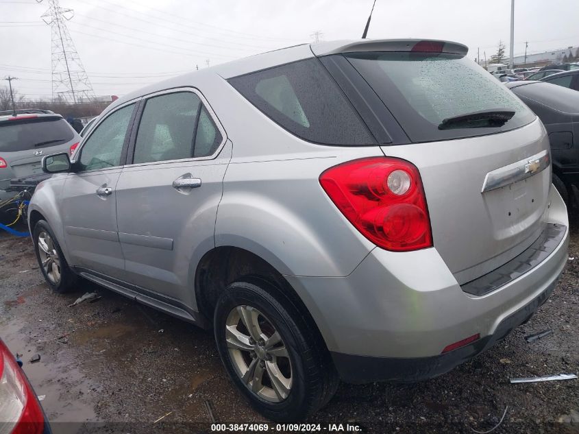 2013 Chevrolet Equinox Ls VIN: 1GNALBEK2DZ115600 Lot: 38474069