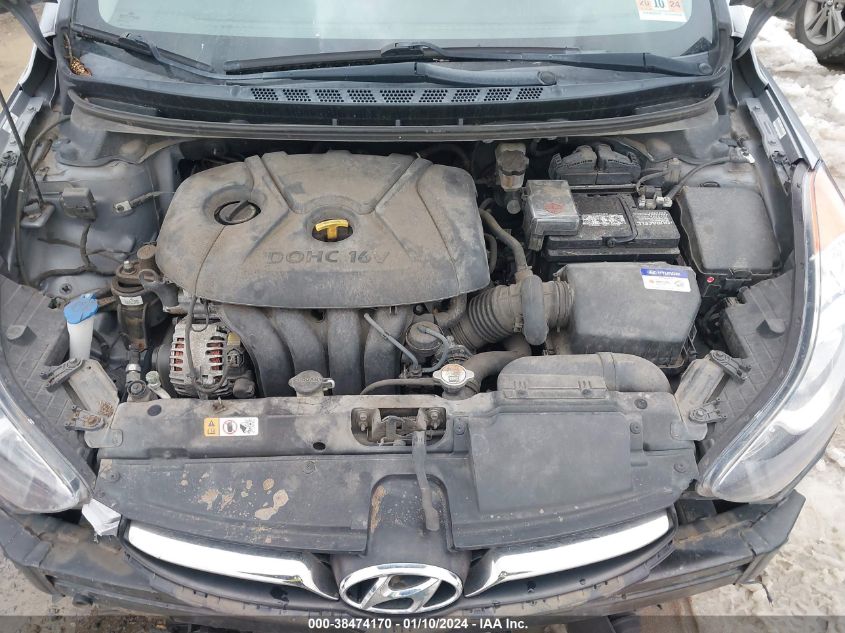 2013 Hyundai Elantra Limited (Ulsan Plant) VIN: KMHDH4AE3DU715330 Lot: 38474170