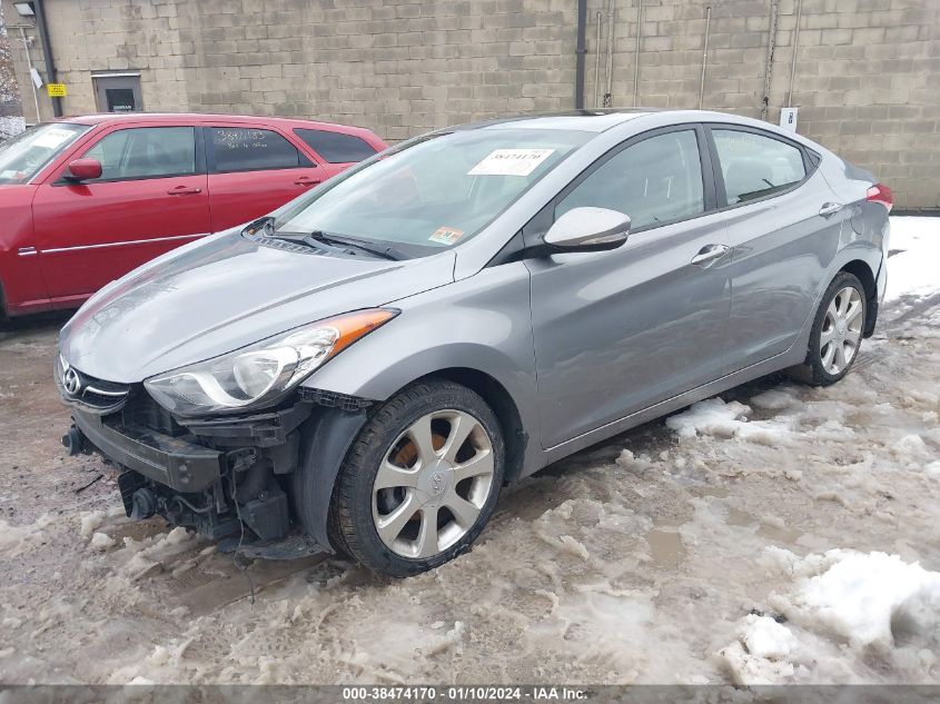 2013 Hyundai Elantra Limited (Ulsan Plant) VIN: KMHDH4AE3DU715330 Lot: 38474170