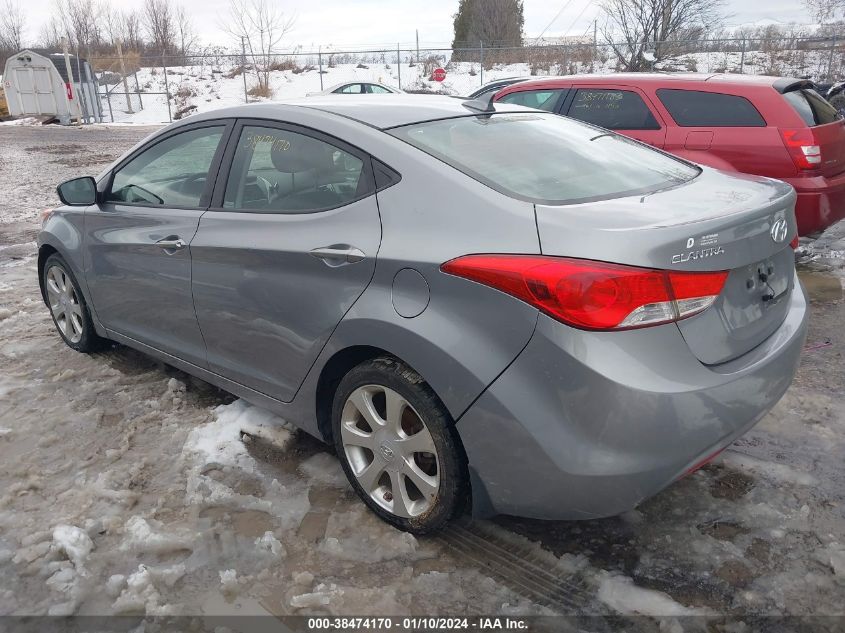 2013 Hyundai Elantra Limited (Ulsan Plant) VIN: KMHDH4AE3DU715330 Lot: 38474170