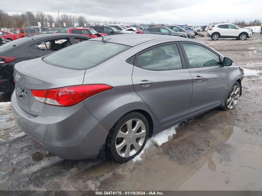 2013 Hyundai Elantra Limited (Ulsan Plant) VIN: KMHDH4AE3DU715330 Lot: 38474170