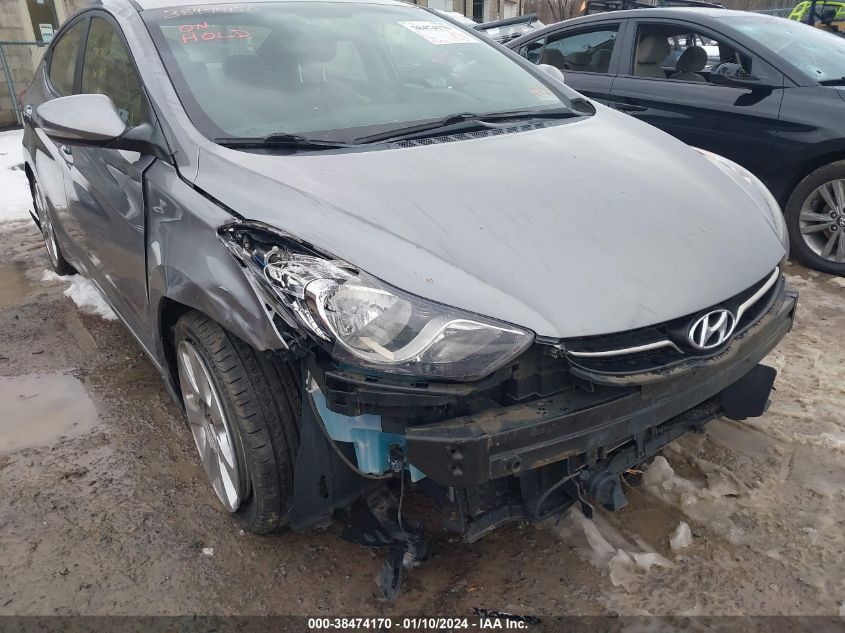 2013 Hyundai Elantra Limited (Ulsan Plant) VIN: KMHDH4AE3DU715330 Lot: 38474170